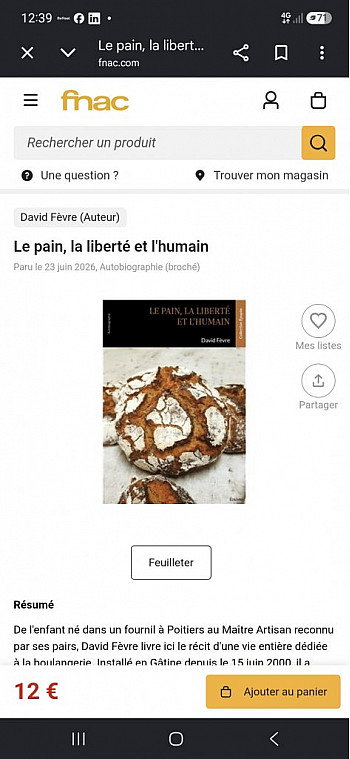 Le paîn la liberté et l'humain 