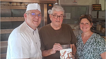 Les acteurs locaux le tallud Deux-Sèvres avec les amis de David Fevre l'artisan boulanger