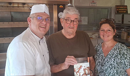 Les acteurs locaux le tallud Deux-Sèvres avec les amis de David Fevre l'artisan boulanger